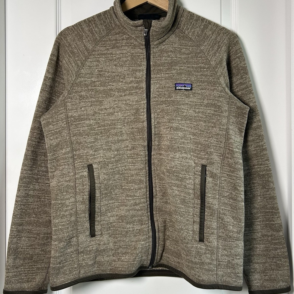 Patagonia Brown Heather Better Sweater Full Zip Fleece Jacket Gorpcore Style